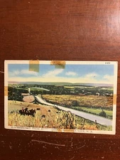 Greetings from Hotel Gibber Kiamesha Lake New York NY Vtg PC S-402 Road Farms