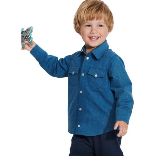 BURDA 9248 KIDS SHIRT & VEST Sewing Pattern Ages 2 - 7 Years Skill: AVERAGE - Picture 3 of 8