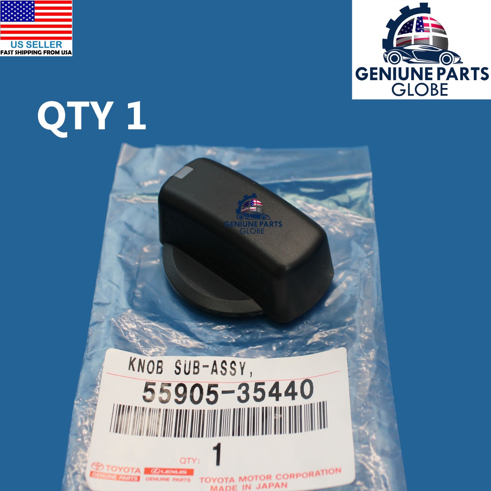 GENUINE OEM TOYOTA 0714 FJ Cruiser AC HEATER CLIMATE CONTROL KNOB