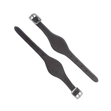 Hill Leather Shaped Stirrup Hobble Straps in Dark Brown, Tan or Black color