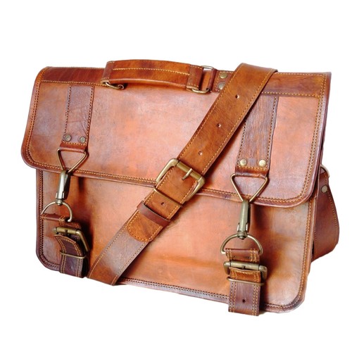 New Large Men's Shoulder Messenger BAG best Satchel vintage Laptop AND Briefcase