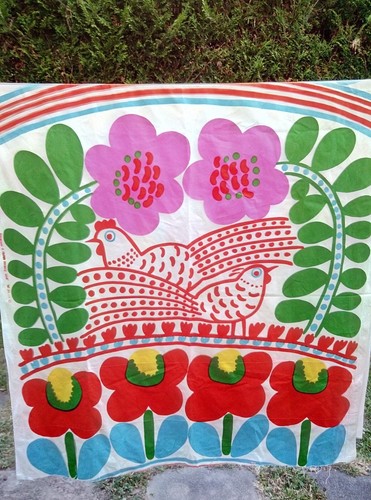 marimekko "KUJA" Fujiwo Ishimoto 1976, absolute rarity, approx. 260 cm long - Picture 1 of 4