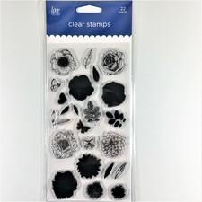STAMPENDOUS HMCR109 Cling Stamp Paper Bag Masks