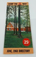 Vintage KOA Kampgrounds of America (June 1968 Directory) Kamp the KOA Way!