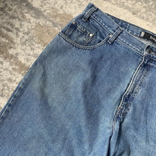 Vintage Levis Silvertab Baggy Stone Wash Blue Relaxed Loose Denim Jeans W38 L34 - Picture 9 of 12