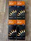 (4) Lot Halloween Lights Mini CANDY CORN Indoor/Outdoor (50 Lights) Black Wire