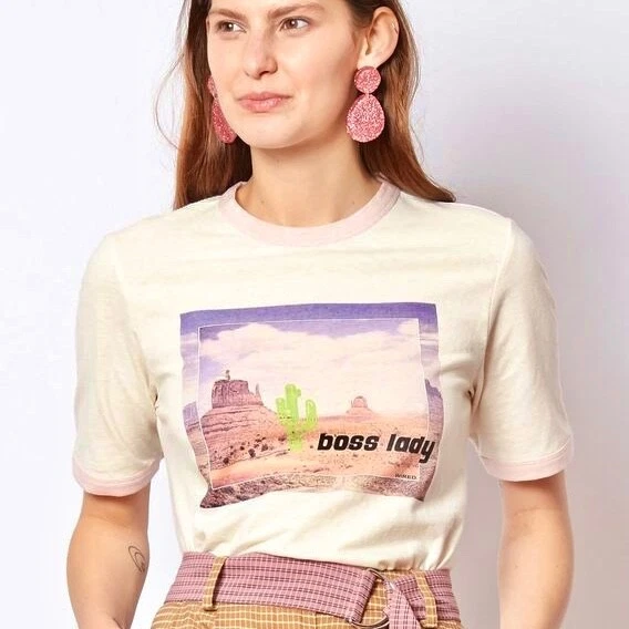 Ganni boss lady shirt deals
