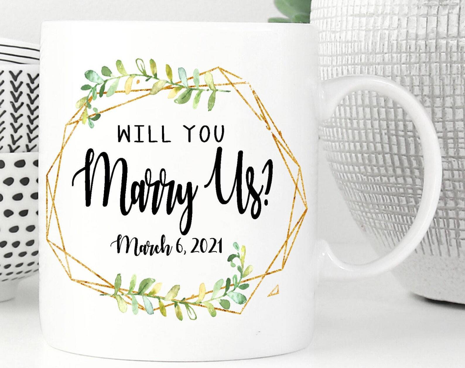 Will You Marry Us Wedding Officiant Mug Wedding Officiant Giftproposal Gift For