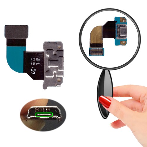 ORIGINAL Samsung Galaxy TAB 3 T310 Connecteur de Charge MicroUSB Nappe Chargeur - Photo 1/5