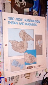 1992 FORD AOD-E AUTOMATIC TRANSMISSION THEORY & DIAGNOSIS MANUAL | eBay