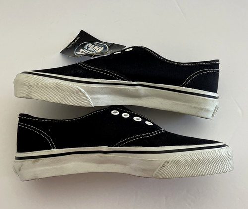 Authentic Vintage Vans Era OG Retro Made In USA Black Women size 8 - Picture 9 of 11