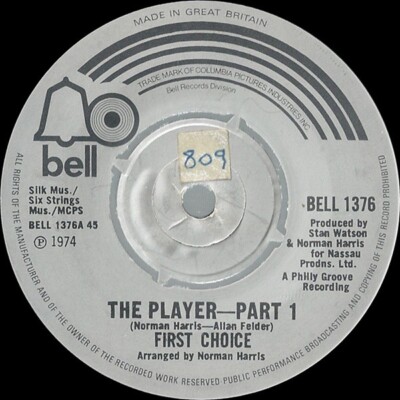 First Choice - The Player (7'')