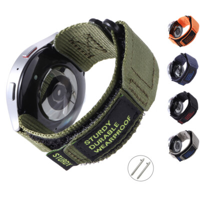 #ad Multiple Colour Military Nylon Canvas Watch Strap Band 20mm 22mm for Men Women $12.99