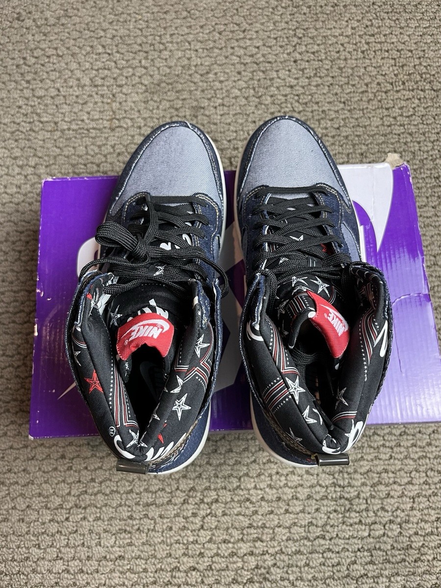 Size 9 - Promo Sample 2015 Nike Dunk High CMFT Denim | eBay