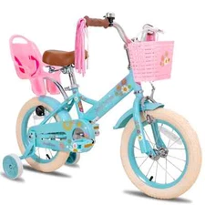 JOYSTAR Little Daisy 14 Inch Kids Bike for 3-5 Years Girls with Handbrake
