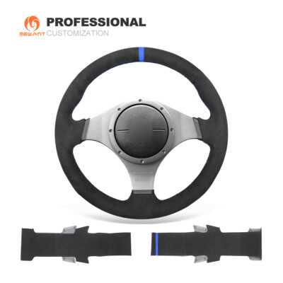 DIY Alcantara Car Steering Wheel Cover for Mitsubishi Lancer Evolution 7 VII IX