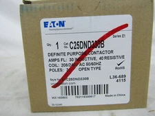 Eaton C25DND330B Definite Purpose Contactors