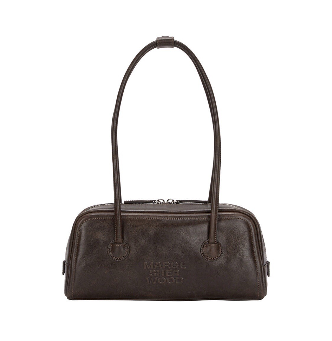 [Margesherwood ] / ☆ GRANDMA USED BAG LARGE/ black pull-up MARGESHERWOOD GRANDMA USED BAG LARGE