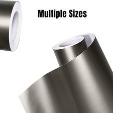 High Quality Charcoal Grey Satin Adhesive Vinyl Car Wrap Roll DIY Wrapping vinyl