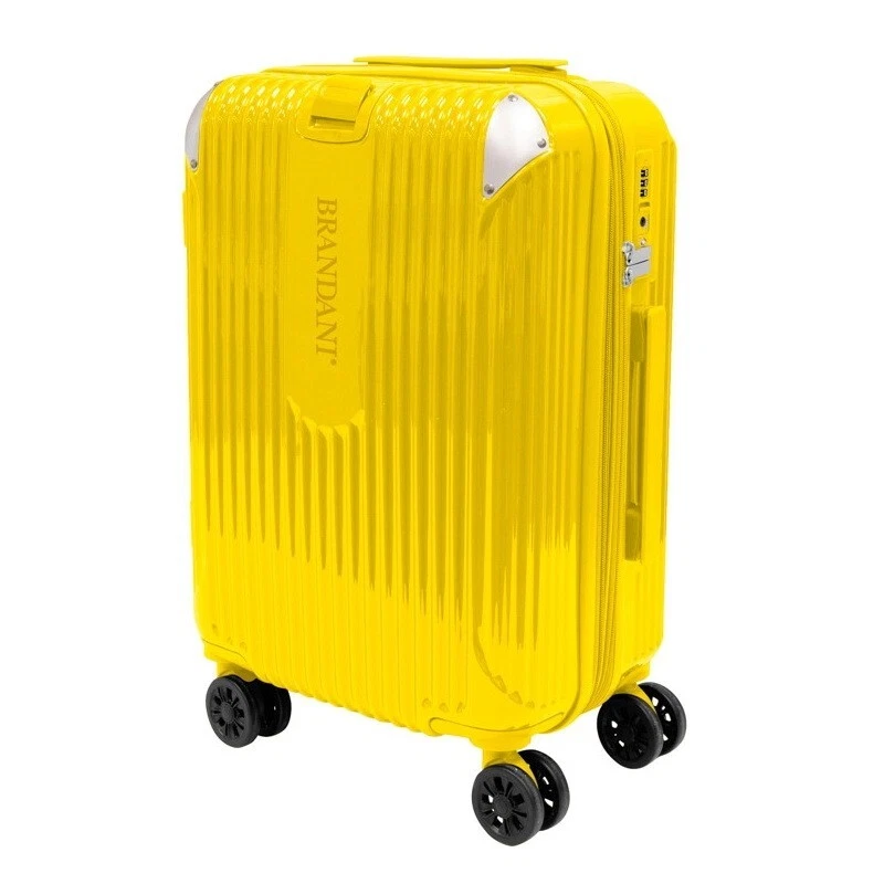 Trolley Valigia Bagaglio Mano BRANDANI Rigido Ruote 57 x 38 x 26 cm Espandibile