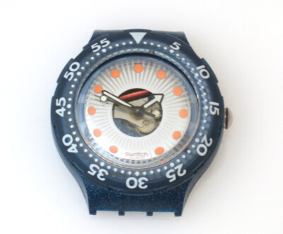 SILVER TRACE - SWATCH Scuba - SDN107 - NEU und ungetragen, OHNE BAND