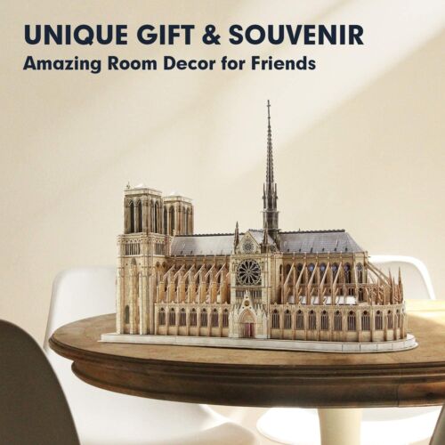 CubicFun 3D Puzzle for Adults Moveable Notre Dame de Paris Church Model Kits ... - Picture 7 of 9