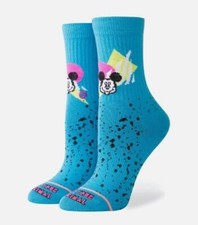 New Girls Stance Mickey Mouse Socks Size Large 2-5.5 The True Original