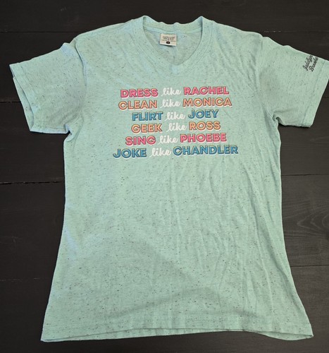 Friends TV Show Size Small Green T-Shirt Jadelynn Brooke Characters Names GUC