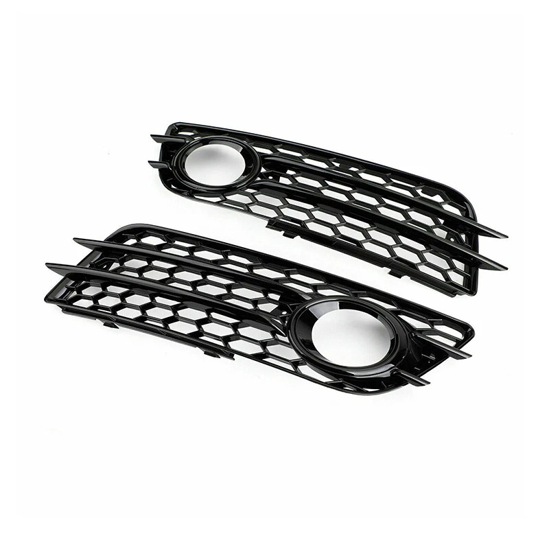 For 2009-2012 Audi A4 S-Line /S4 B8 Honeycomb Fog Light Grille Covers RS4 Style - Image 2 of 4