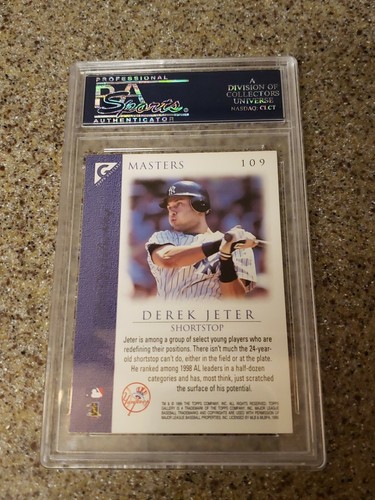 💥HOF💥DEREK💥JETER💥1999🤩TOPPS🤩GALLERY🔥VERY🔥🔥SCARCE🔥ONLY 53 PSA💥MT 💥10 - Picture 4 of 5