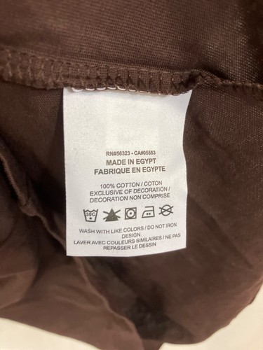 Mens Nike Brown/Purple Logo Crew Neck Short Sleeve T-Shirt M- NWT - Picture 5 of 6