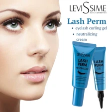 LEVISSIME LASH PERM GEL Eyelash curling gel/Neutralizer 15 ml for laminating