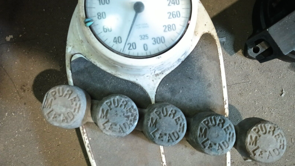 vintage lead ingots eBay