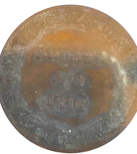 1833 LIBERIA CENT CH-1 AMERICAN COLONIZATION SOCIETY TOKEN NGC XF40BN - Picture 6 of 6