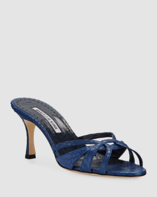 MANOLO BLAHNIK MACULA 5cm SANDALS(snake) MANOLO BLAHNIK MACULA 5cm SANDALS(snake)