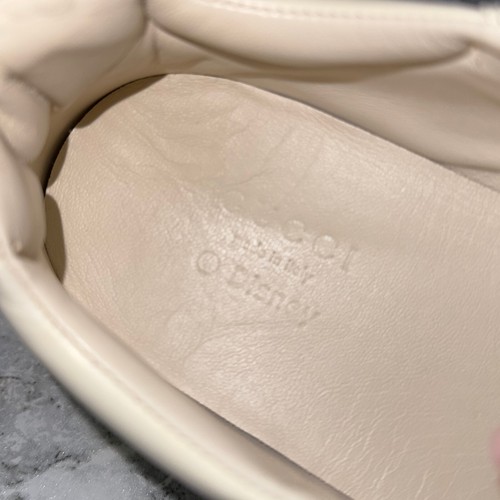 Gucci Rhyton Sneaker Paperino Stampato Pelle Beige 7 US o 37 EUR * - Foto 23 di 24