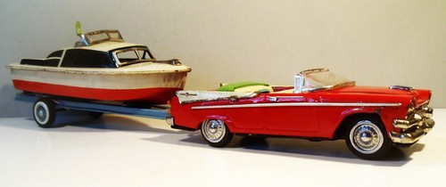 PARTS RESTORE TIN FRICTION 58 DODGE CAR & BOAT TRAILER VACATIONLAND SSS JAPAN - Picture 6 of 24
