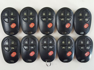 ORIGINAL LOT OF 10 TOYOTA SIENNA LE 04-20 OEM KEY LESS ENTRY REMOTE SLIDING DOOR