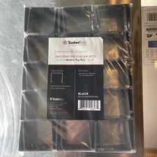 Timbertech Impression modern Rail Top Rail Collar 30 Pack-Black