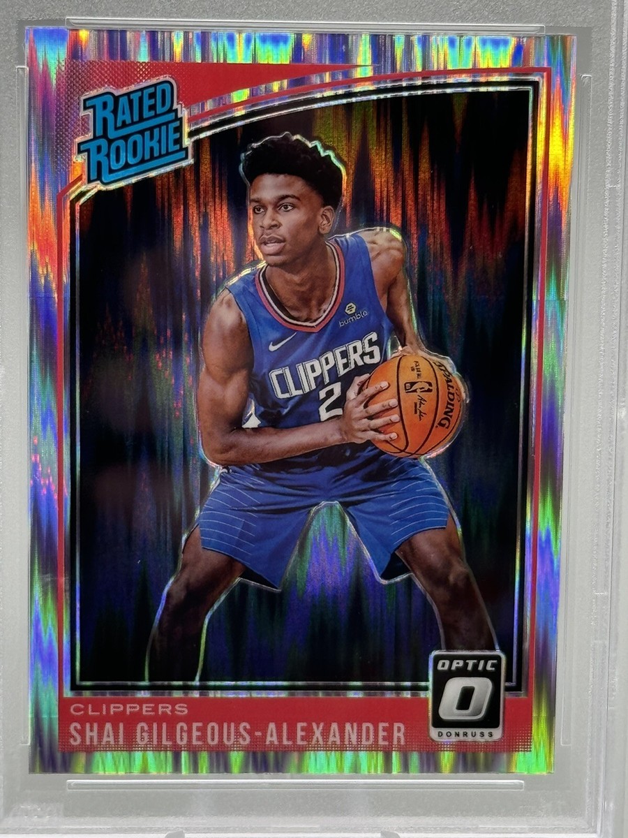 Shai Gilgeous Alexander ✨RC✨2018 Donruss Optic SHOCK✨#162