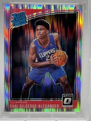 Shai Gilgeous Alexander ✨RC✨2018 Donruss Optic SHOCK✨#162 