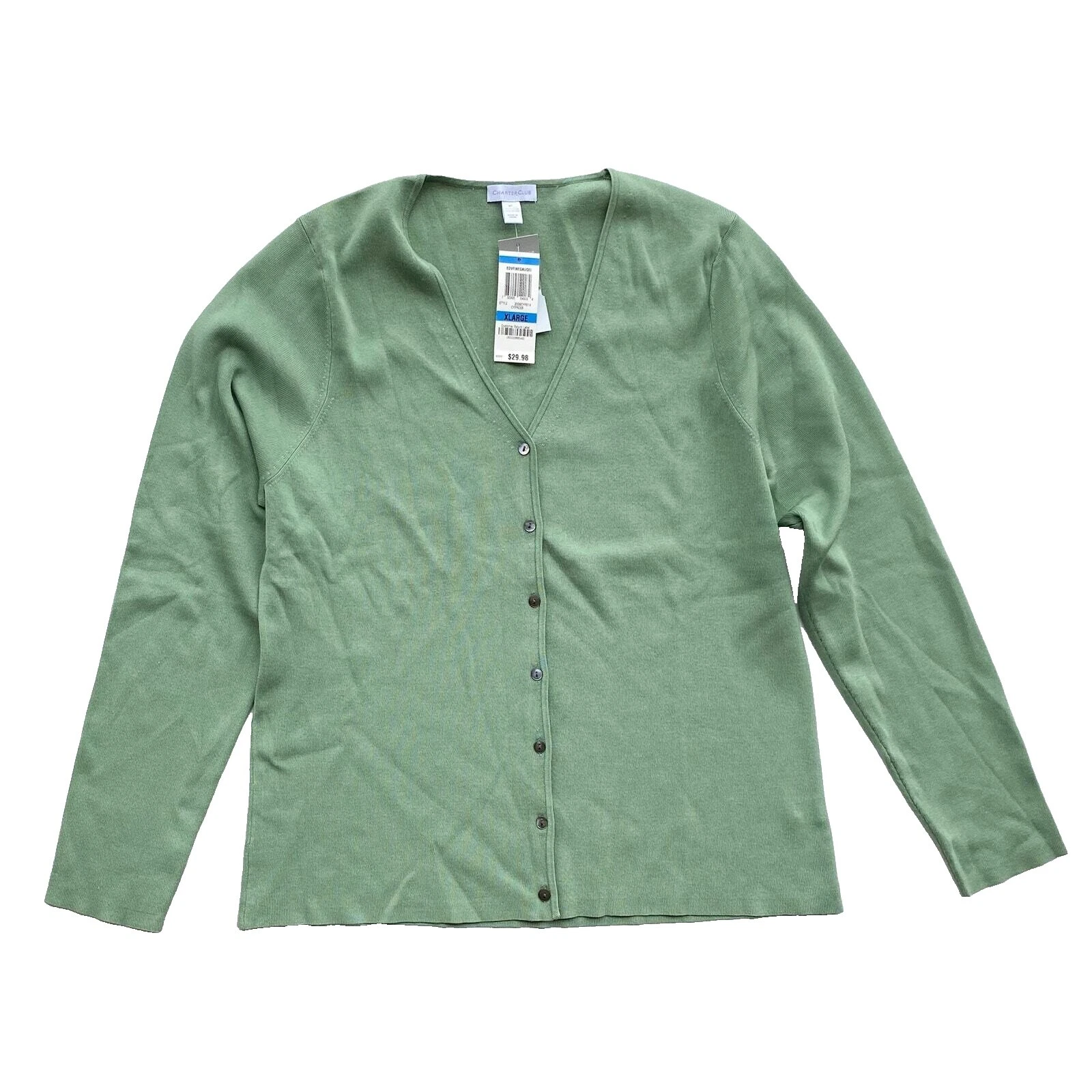 Suéteres sólido Charter Club Seda para Mujeres