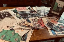 25 Pages PDF printable DIGITAL Art download Junk Journal Ephemera Kit