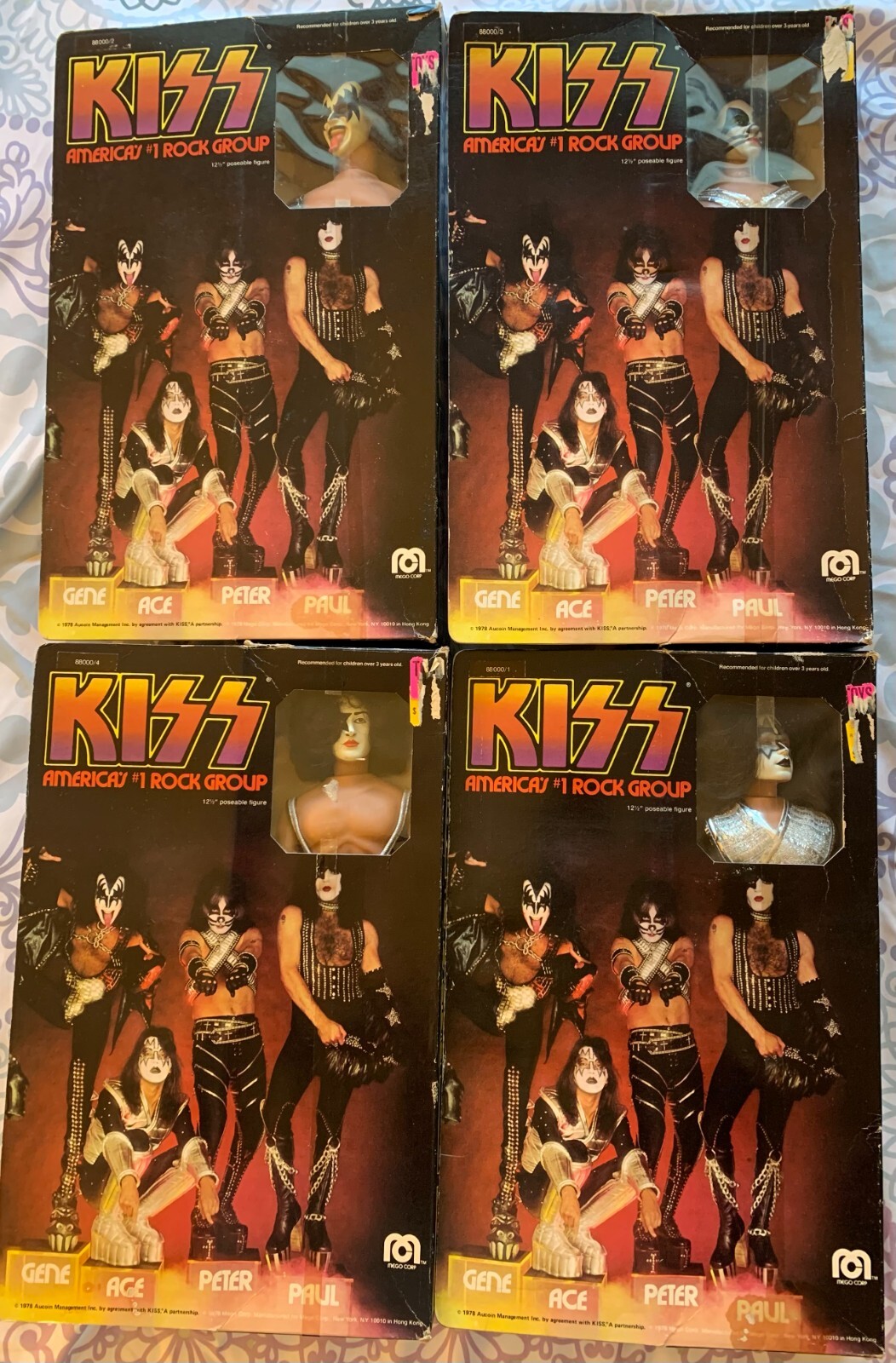 KISS VINTAGE 1976 76 BICENTENNIAL ACE PETER GENE PAUL AUCOIN MGT POSTER -NICE! e KISS VINTAGE 1976 76 BICENTENNIAL ACE PETER GENE PAUL AUCOIN MGT POSTER -NICE! e