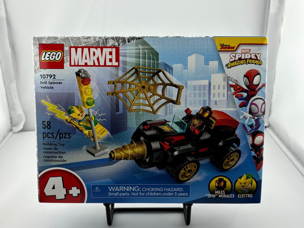 Lego 10792 Marvel Drill Spinner Vehicle w/ Miles Morales Spider