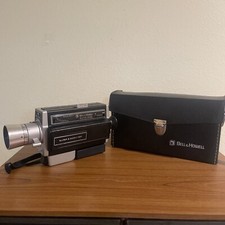 Vintage Bell Howell Autoload Zoom 1201 Super 8 Film Movie Camera w/ Case NICE
