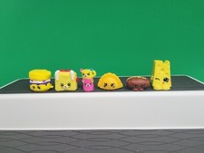 Shopkins Grocery Store Food Toy Figure Lot Cheese Dumpling Sandwich Cup Set Rare