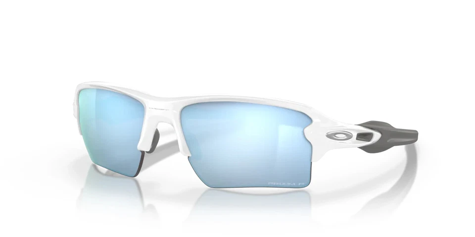 Gafas de sol OAKLEY FLAK 2.0 XL POLARIZADAS OO9188-8259 blancas con PRIZM aguas profundas