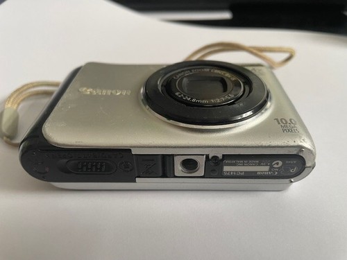 Canon Digital Camera PowerShot A3000 IS 10.0MP SILVER Battery Power cable etc - Picture 3 of 11