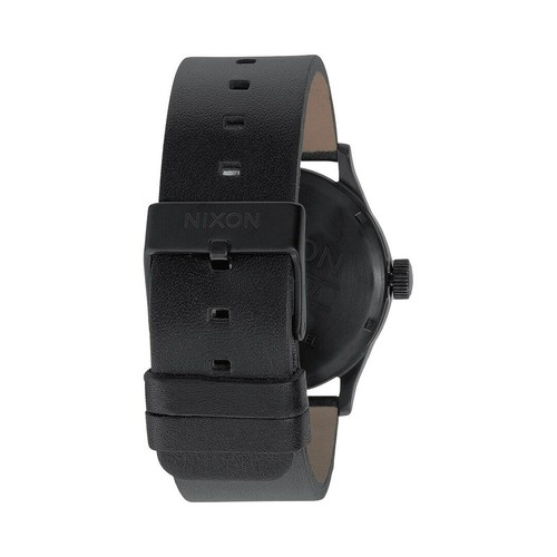 Nixon "Sentry Leather" Watch (All Black) Analog Leather Watch - Picture 3 of 3